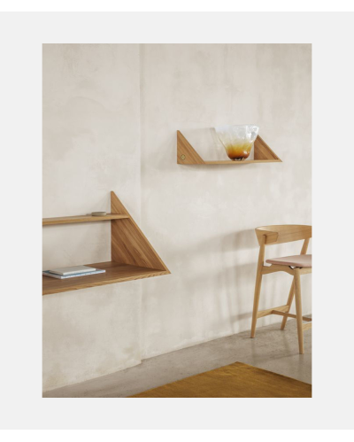 Xlibris Shelf Natural Oil Oak Design Kasper Eistrup